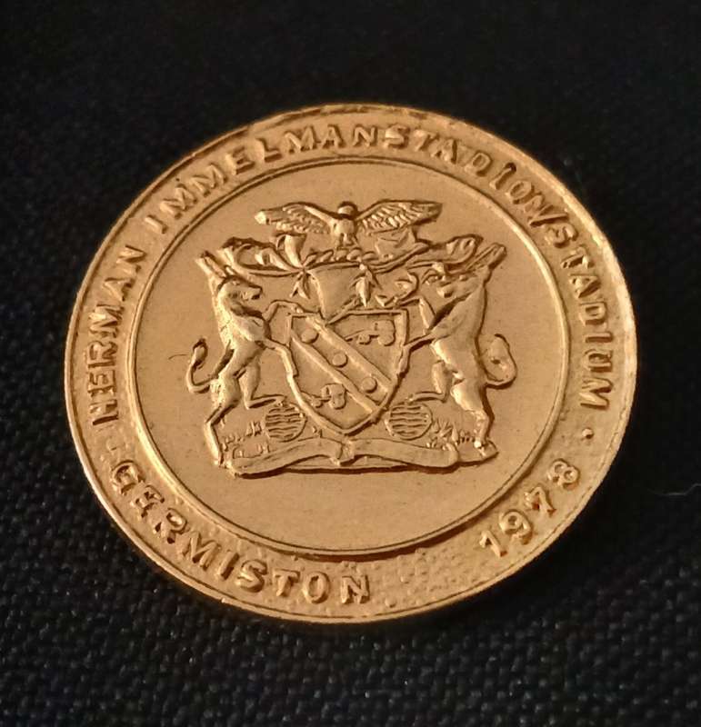 GERMISTON HERMAN IMMELMANSTADION / STADIUM 1978  BADGE                  R95