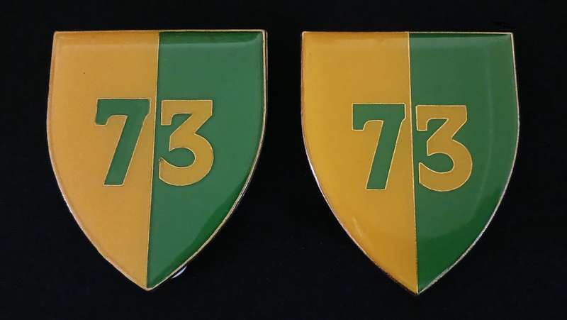 SADF 73 MOTORISED BRIGADE HQ SHOULDER FLASH PAIR       MM24