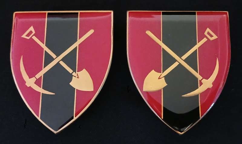SADF NORTH WEST COMMANDO PROVEST UNIT SHOULDER FLASH PAIR                   MM28
