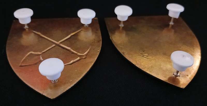 SADF NORTH WEST COMMANDO PROVEST UNIT SHOULDER FLASH PAIR                   MM28