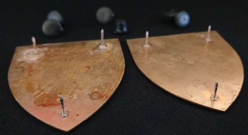 SADF NORTHERN TRANSVAAL COMMND PROVEST UNIT PAIR  ( 2 PINS REPAIRED )          MM29