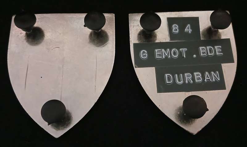 SADF 84 MOTORISED BRIGADE SHOULDER FLASH PAIR                      MM31