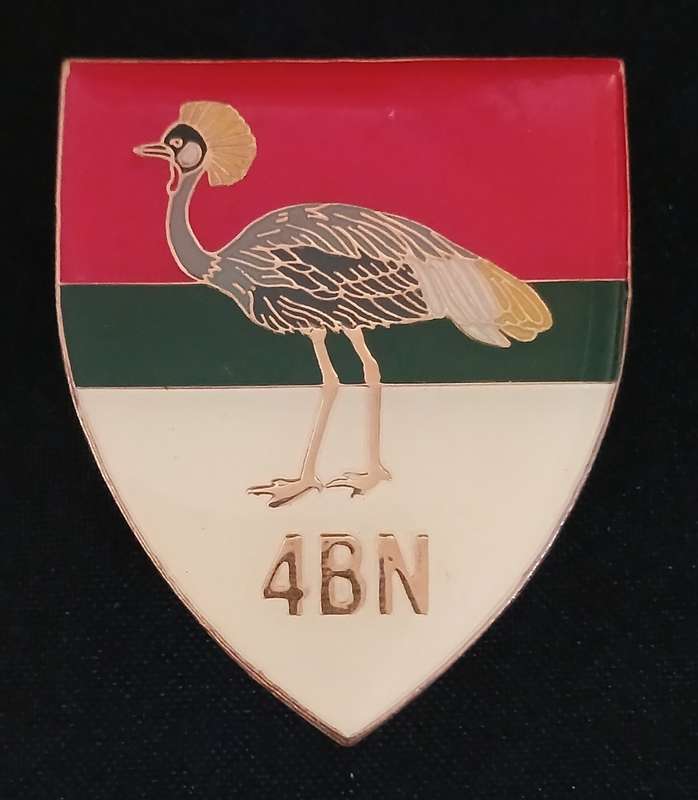 ZAMBIA ARMY 4TH BATTALION SHOULDER FLASH                      MM39