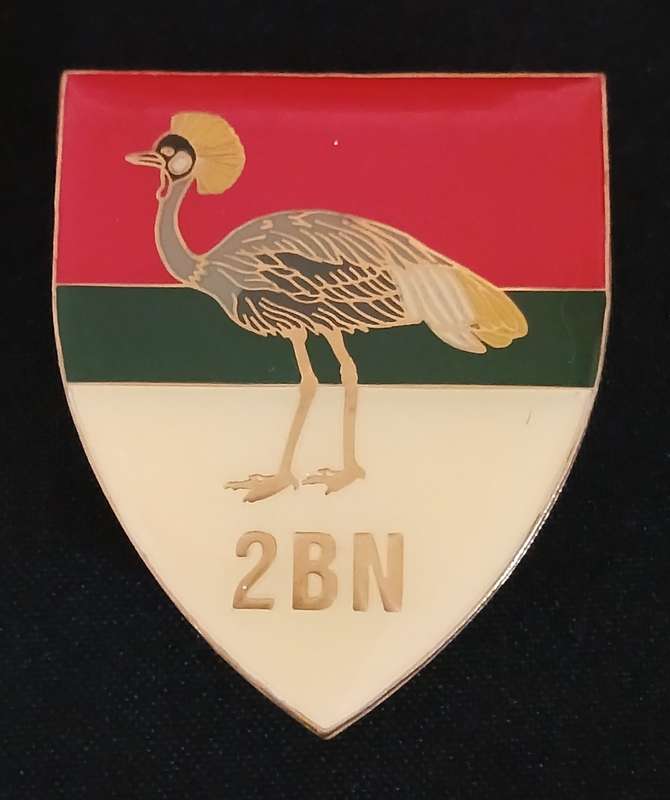 ZAMBIA ARMY 2ND BATTALION SHOULDER FLASH                                 MM41