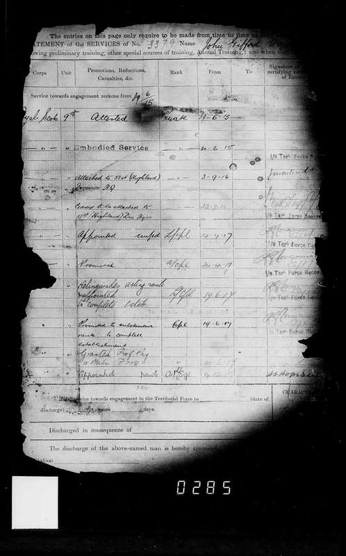 WW1 Military Medal Group  (M.M.) for Bravery in the Field  issued to L.CPL J.G. URQUHART R. Scots.