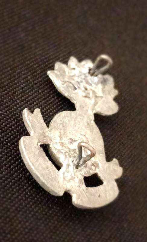 SA ENGINEERS CORPS COLLAR BADGE   (  LEAD CAST )              R121