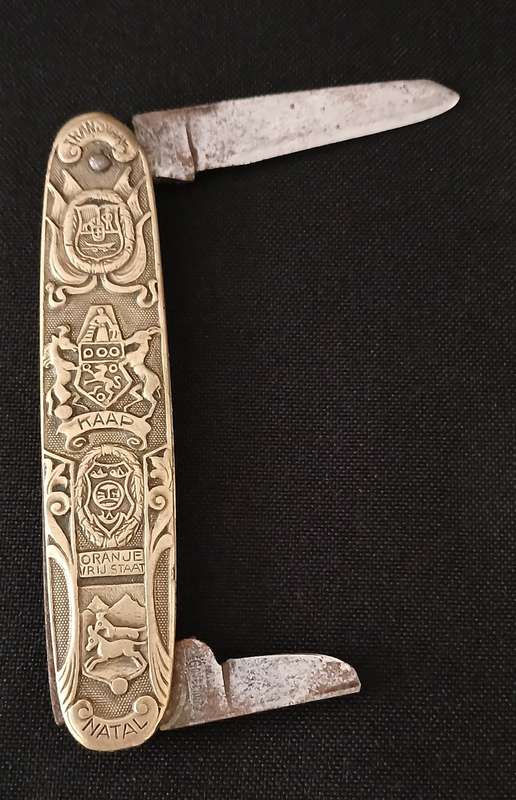 Hertzog Transvaal Kaap Oranje Vrijstaat Pocket Knife - Note Condition    Made In GERMANY       R137