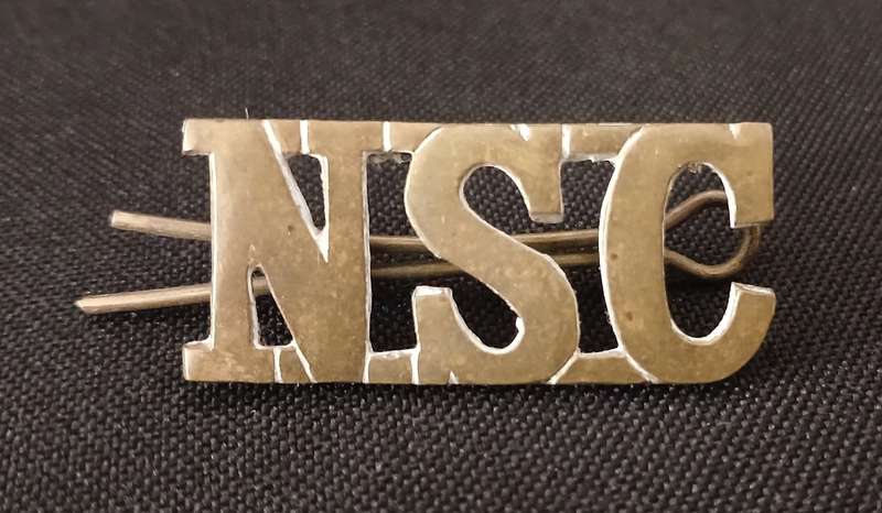 NATAL SERVICE CORPS SHOULDER TITLE                          R138