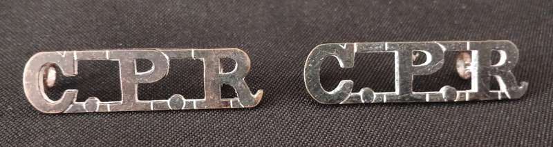AFRICA C.P.R 1903 - 1926 ( BLACK ) CAPE PENINSULA RIFLES SHOULDER TITLES       R143
