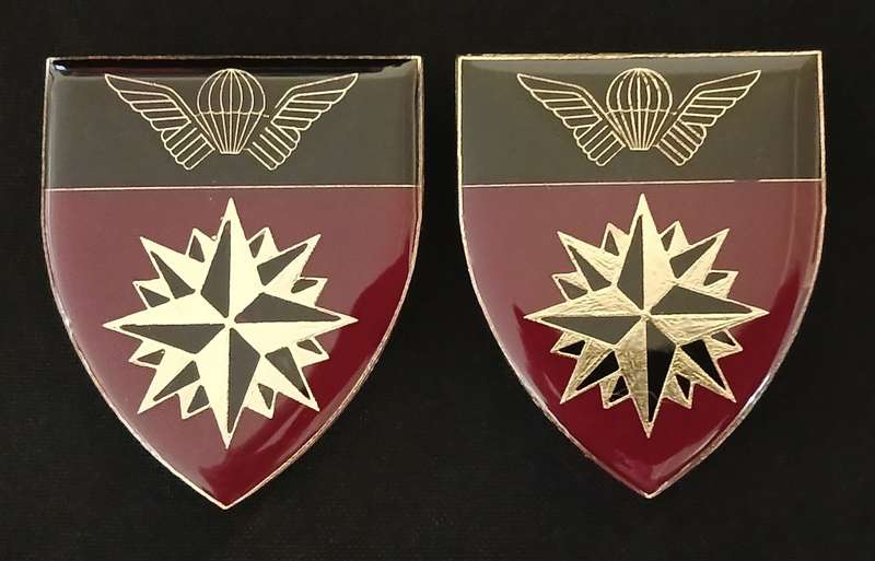 5 Special Forces Regiment Shoulder Flashes ( Maroon and Black NOT ISSUED )           L2