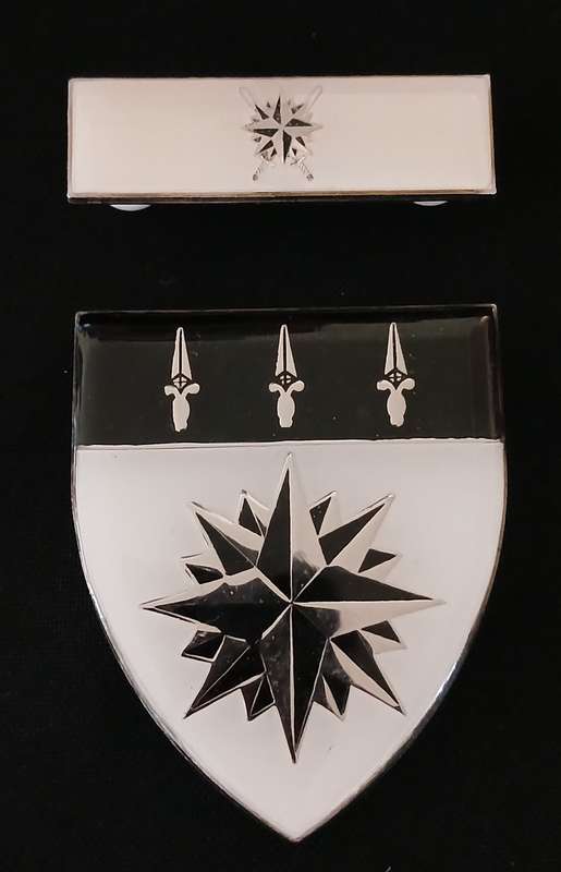 SADF 1 RECCE REGIMENT SHOULDER FLASH WITH COMMAND BAR       L8