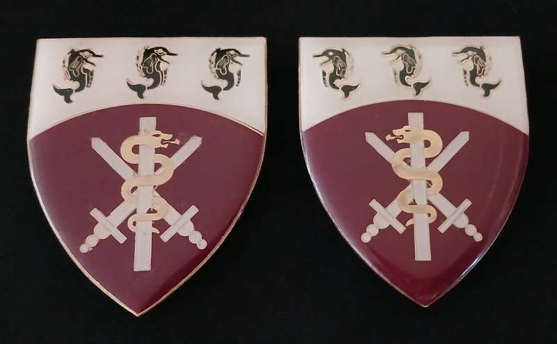 SADF SAMS E P Medical Command Shoulder Flashes ` SCARCE `        L10