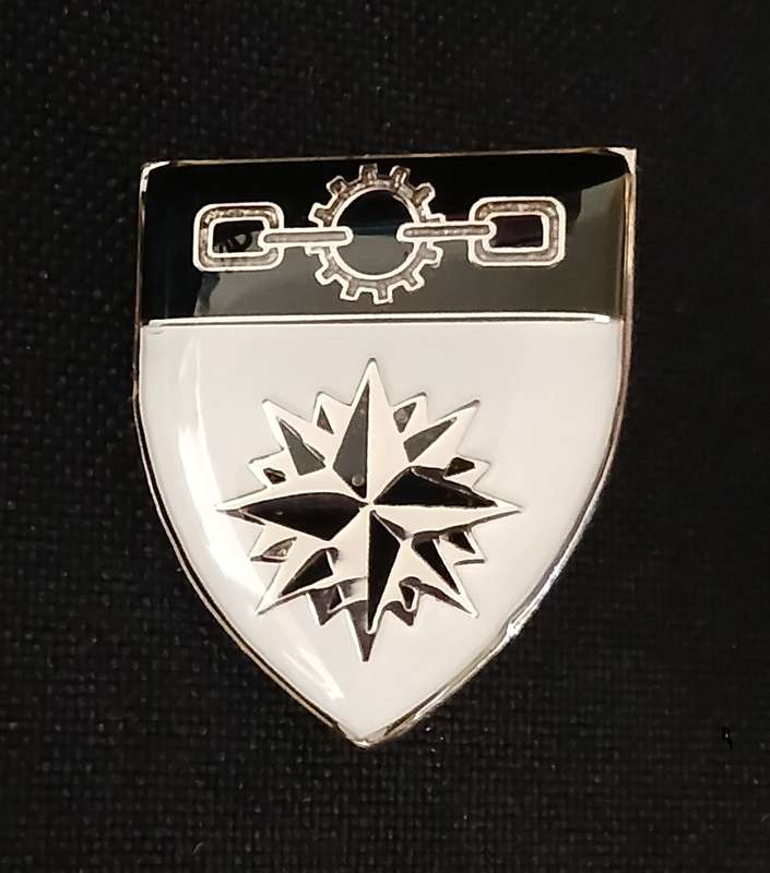 Reconnaissance Regt Support Unit pocket fob badge (Recce Supply)  Size: 22mm x 25mm    L18