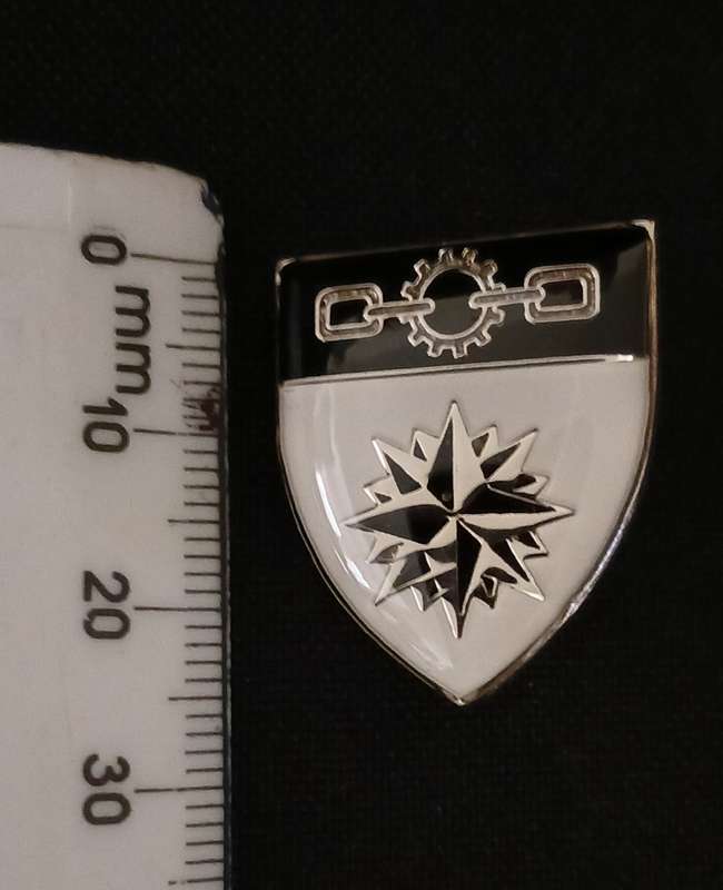 Reconnaissance Regt Support Unit pocket fob badge (Recce Supply)  Size: 22mm x 25mm    L18