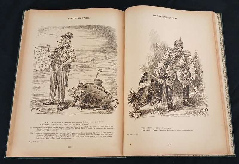 CARTOONS OF THE GREAT WAR 1914 - 1916 SIGNED BY AUTHOR Herbert Wood McKinney " MAC"