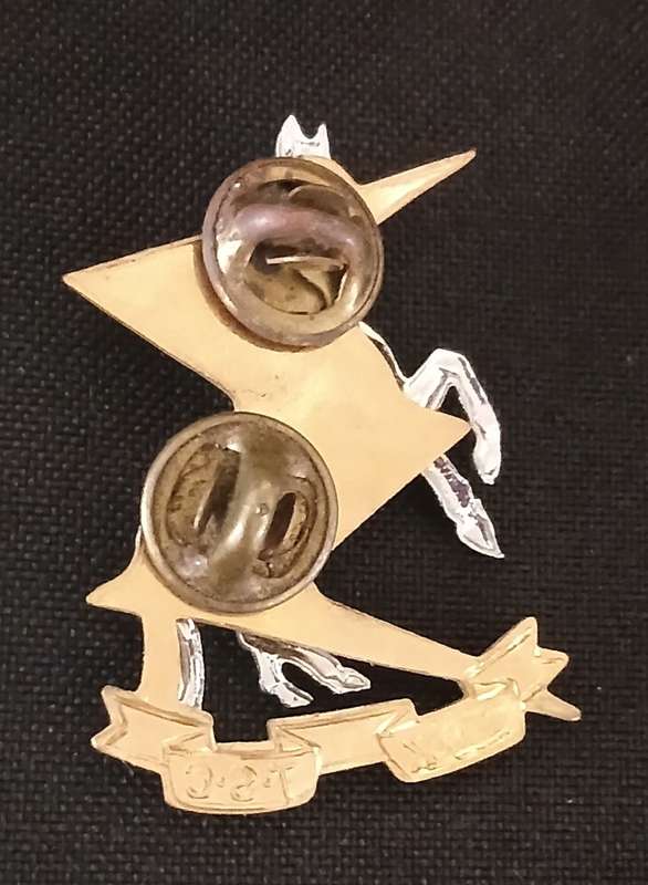 WW2 SOUTH AFRICAN ARMY TSC/TDK CAP BADGE                      L23