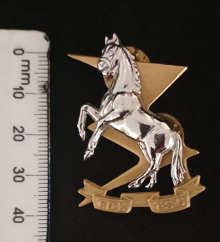 WW2 SOUTH AFRICAN ARMY TSC/TDK CAP BADGE                      L23