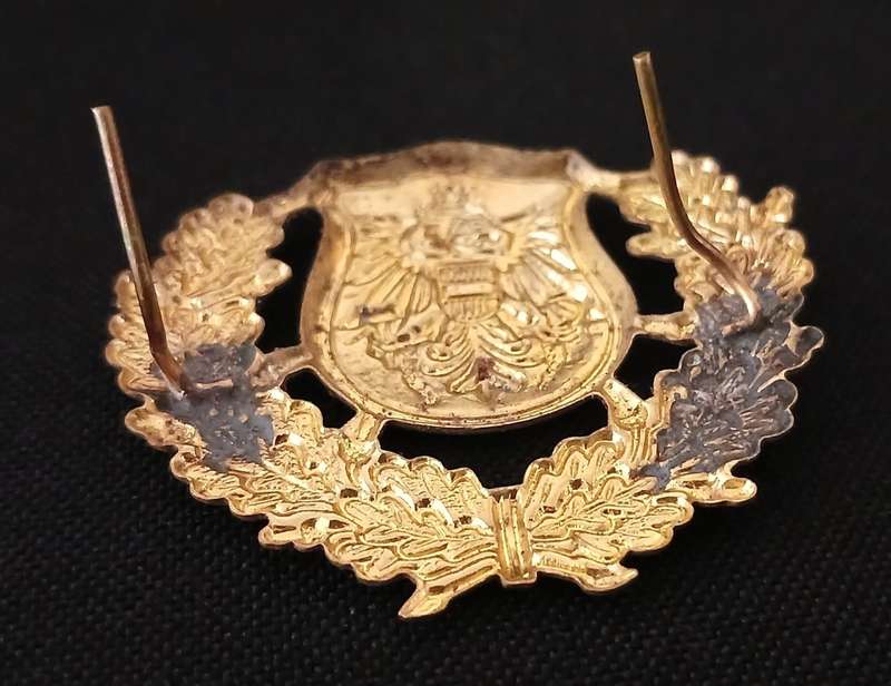 AUSTRIA FEDERAL POLICE CAP BADGE                        L28