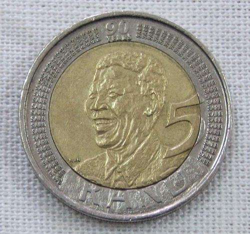 Mandela 2008 Birthday R5 Circulated - F