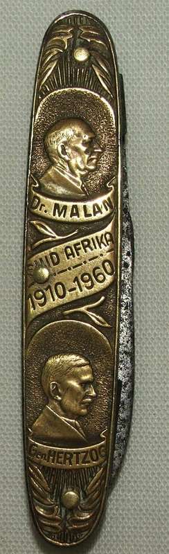 Pocket Knife - Malan-Hertzog-Strijdom-Verwoerd  VOORWAARTS 1910-1960
