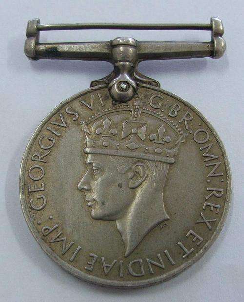 WWII Service Medal No. 34525 A Sibaya