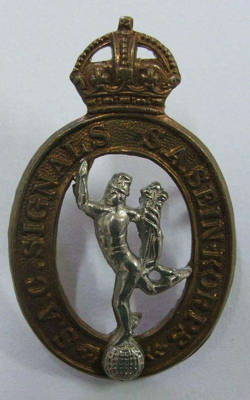 WWII S.A. Corps Of Signal Badge