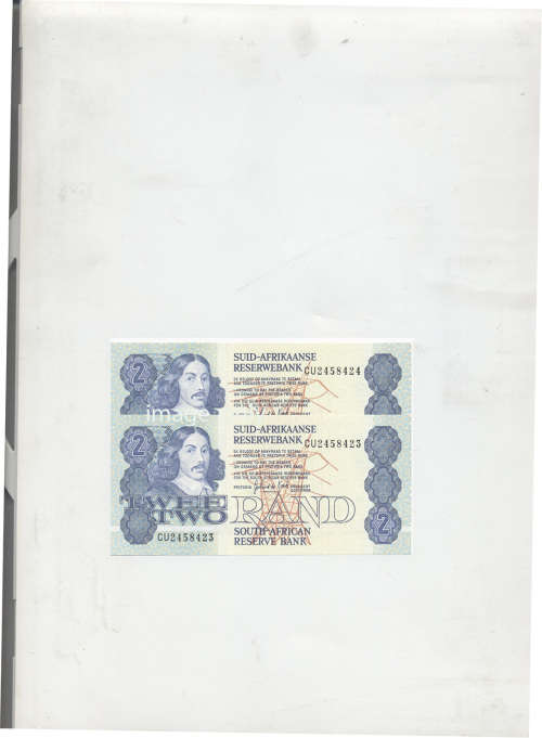 2 x G de Kock R2 A/E CU 2458423 & 24 U