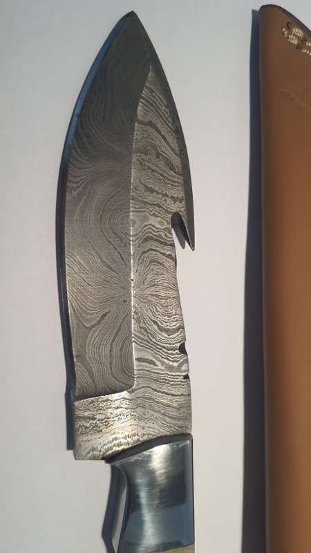 Damascus Style Hunting Knife