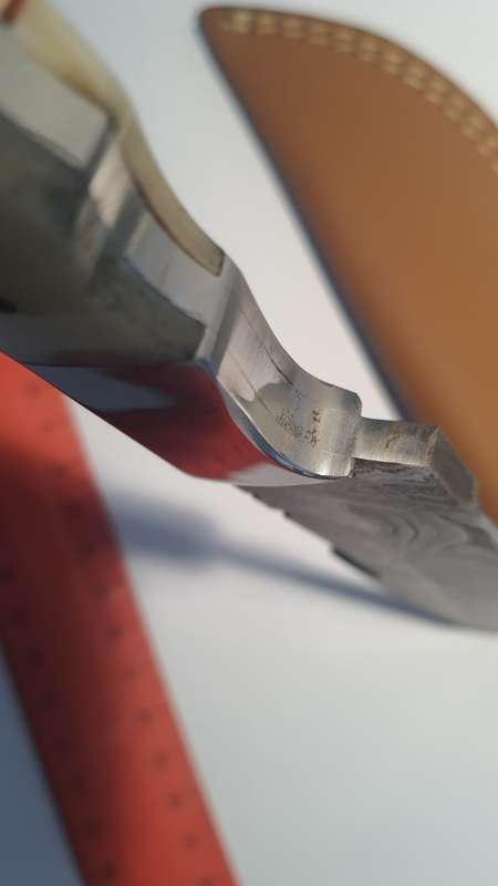 Damascus Style Hunting Knife