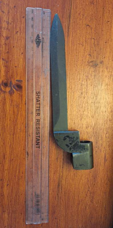 SANDF no. 9 Bayonet, no scabbard
