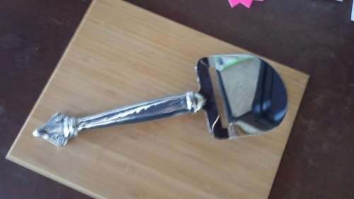 Carrol Boyes Crown Cheese Planer UNIQUE Pewter