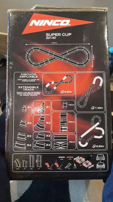 Ninco Supercup Scalextric Porche car set