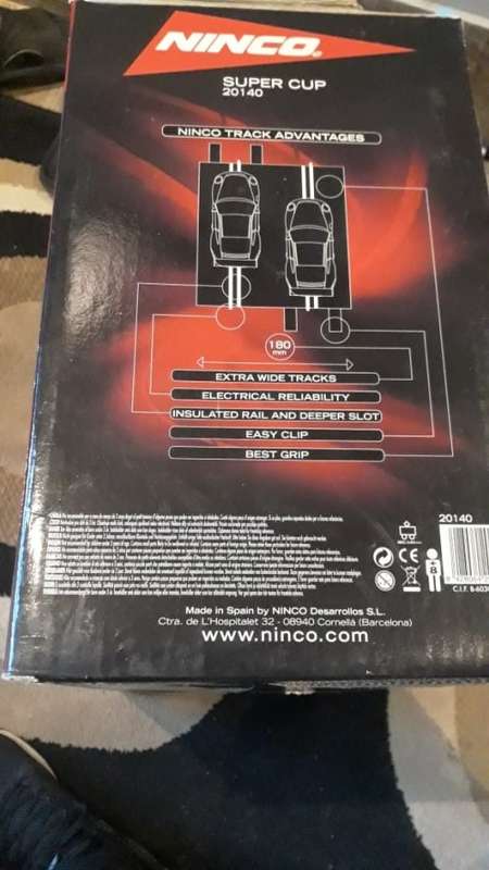 Ninco Supercup Scalextric Porche car set