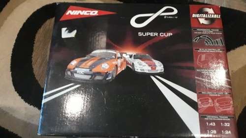 Ninco Supercup Scalextric Porche car set