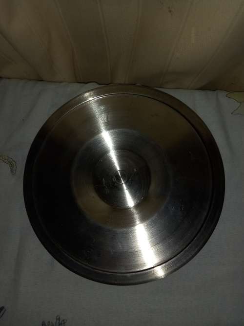 Counter Top Bin Lid, Stainless Steel