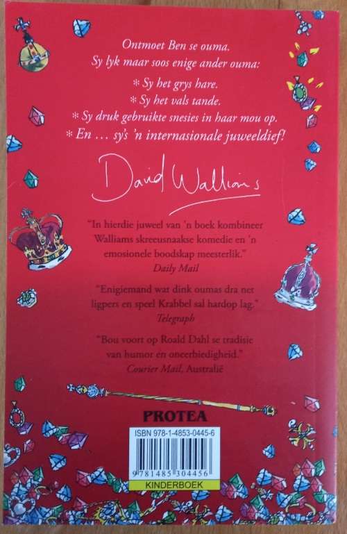 Ouma is `n Kroek (Afrikaans, Paperback)David Walliams, Illustrated by Tony Ross 9781485304456
