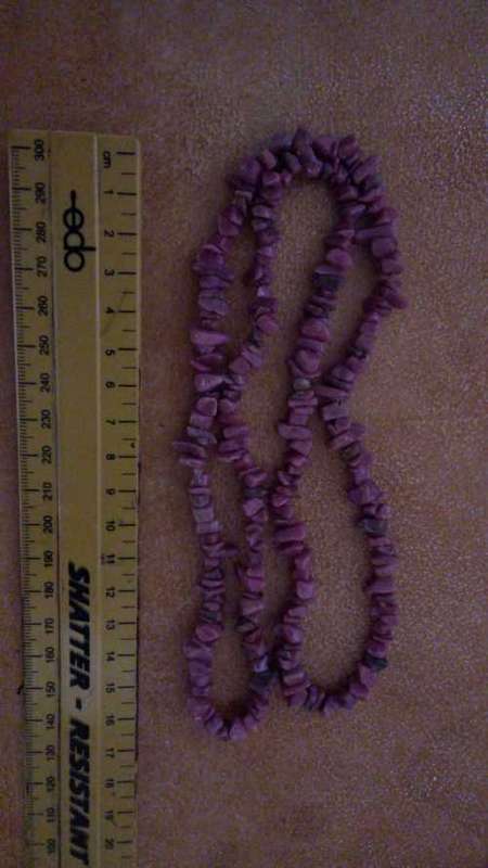 Pink Tourmaline Chip String 70cm