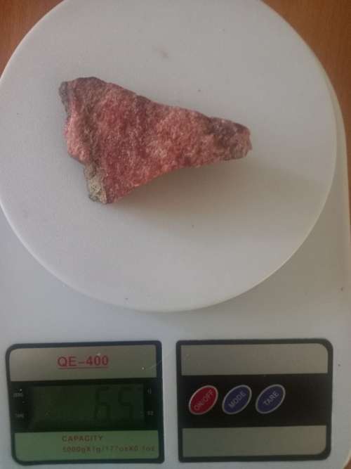 Rhodonite Crystal 65g
