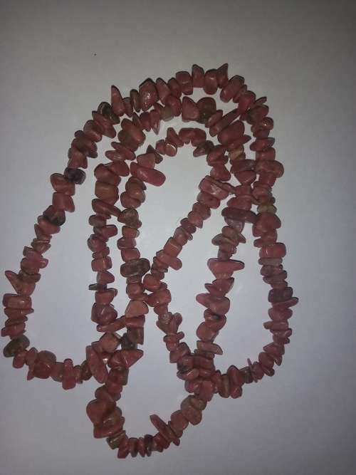 Pink Tourmaline Chip String 70cm