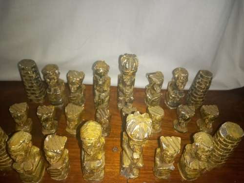 Stone Chess Pieces