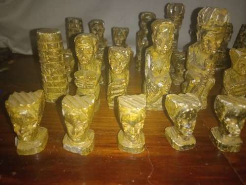 Stone Chess Pieces