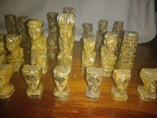Stone Chess Pieces