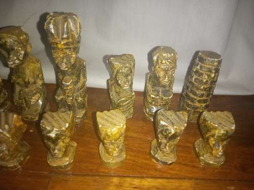 Stone Chess Pieces