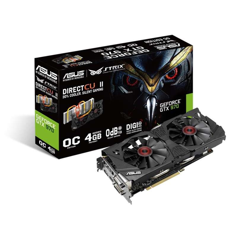 ASUS STRIX GTX 970 OC 4GB - ORIGINAL BOX
