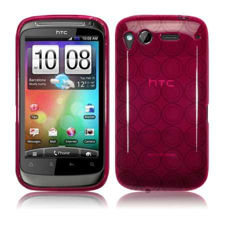 Hydro Gel Case Cover for HTC Desire S (Pink)