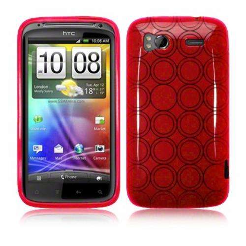 Hydro Gel Case Cover for HTC Sensation / Sensation 4G / Sensation XE (Red)