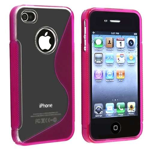 S-Line TPU Pouch for Apple iPhone 4 iPhone 4S (Pink)