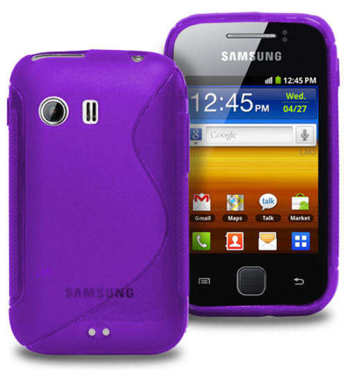 S-Line Pouch for Samsung Galaxy Y S5360 (Purple TPU)