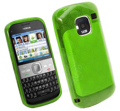 Gel Case for Nokia E5 (Green) - Clearance
