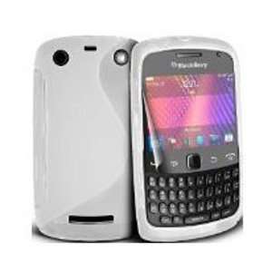 S Line Gel Case for Blackberry Curve 9350 9360 9370 (White)